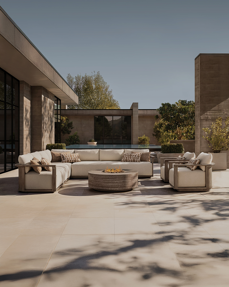 Lagos outdoor collection for RH by Mario Ruiz