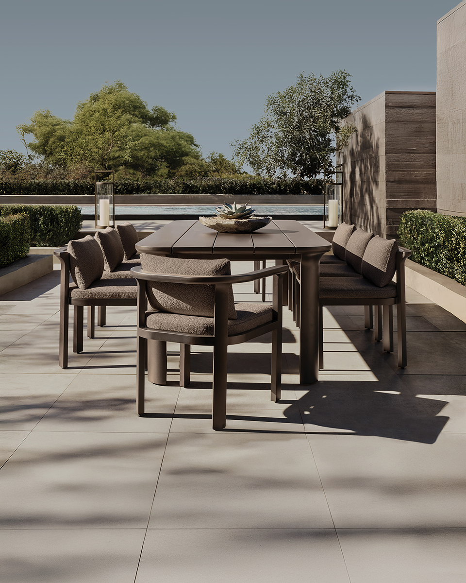 Lagos outdoor collection for RH by Mario Ruiz