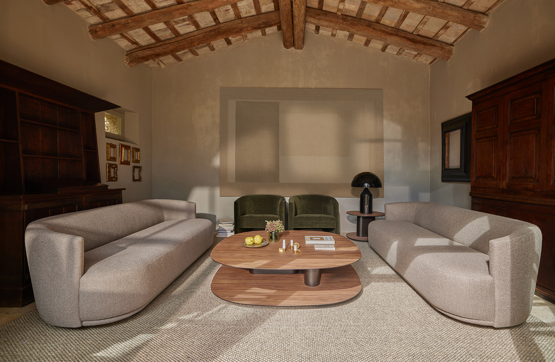 Flow sofa and lounge chairs by Mario Ruiz for Joquer