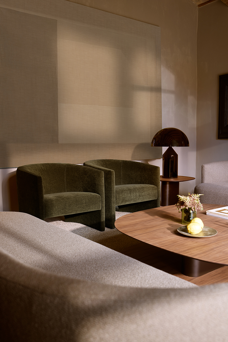 Flow sofa and lounge chairs by Mario Ruiz for Joquer