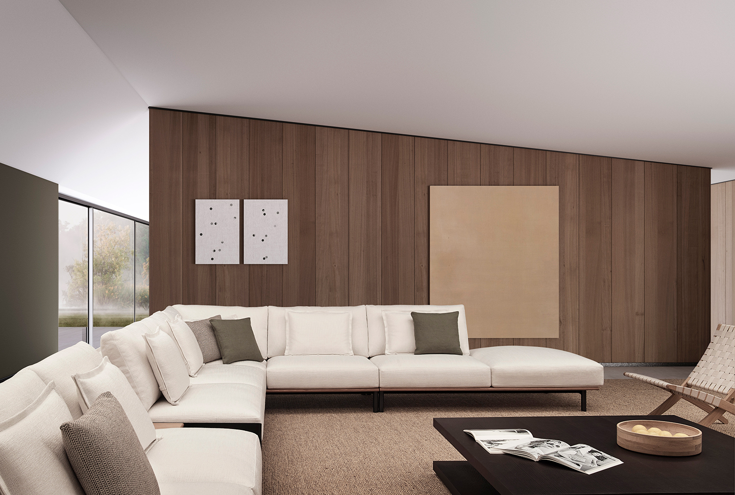 Silence Sofa Collection and Sacha SQ table by Mario Ruiz for Joquer