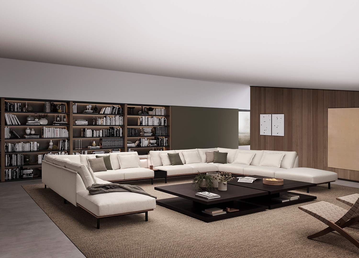 Silence Sofa Collection and Sacha SQ table by Mario Ruiz for Joquer