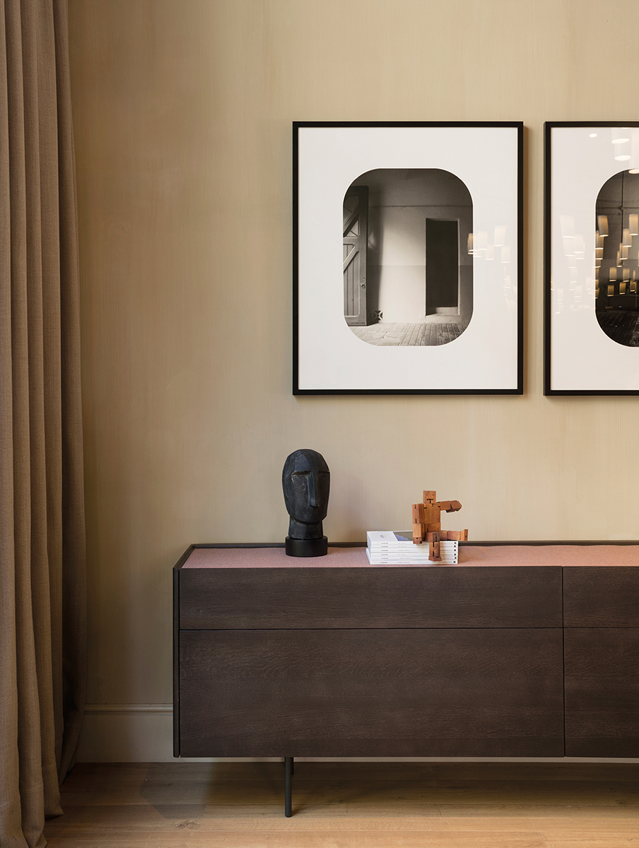 Team sideboards in solid oak wood designed by Mario Ruiz for Expormim