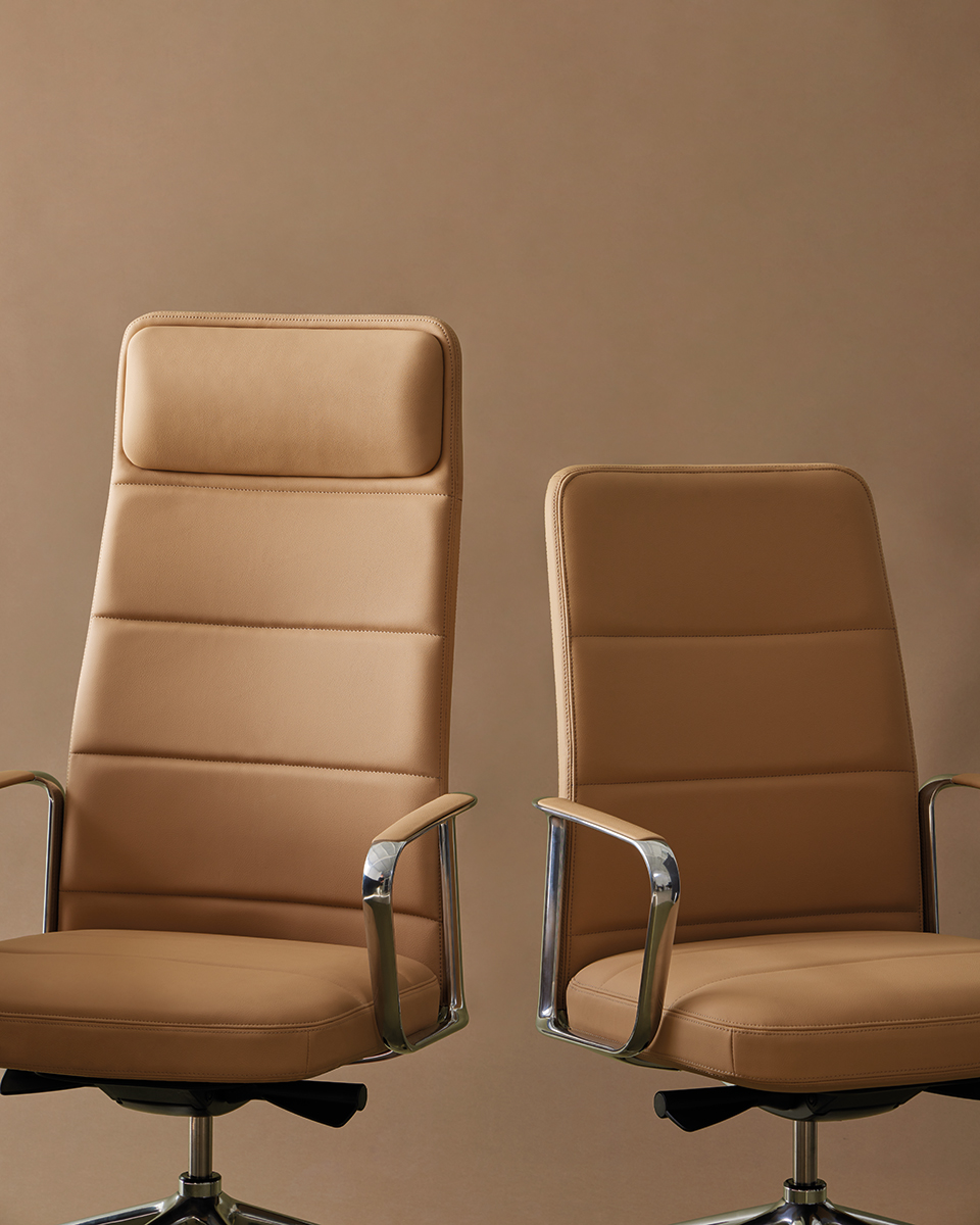 Zenpro, an executive armchair by Spanish designer Mario Ruiz for Inclass