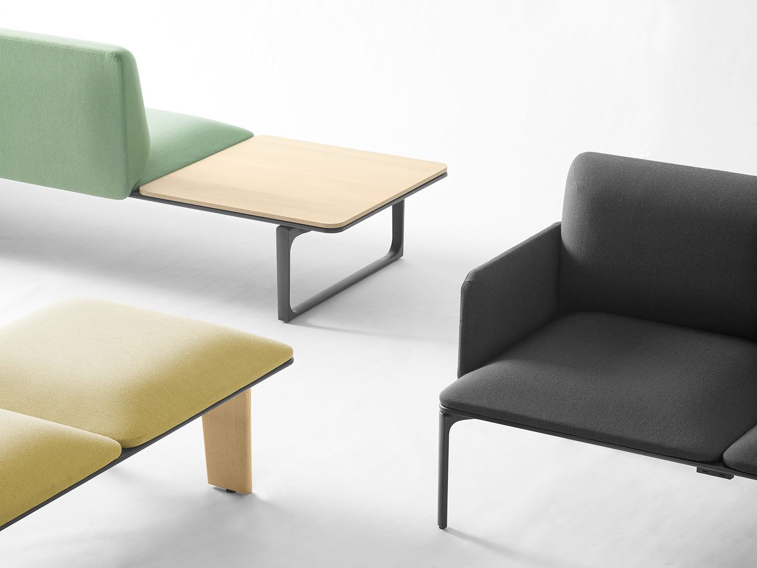 Square Bench by Mario Ruiz for Sellex