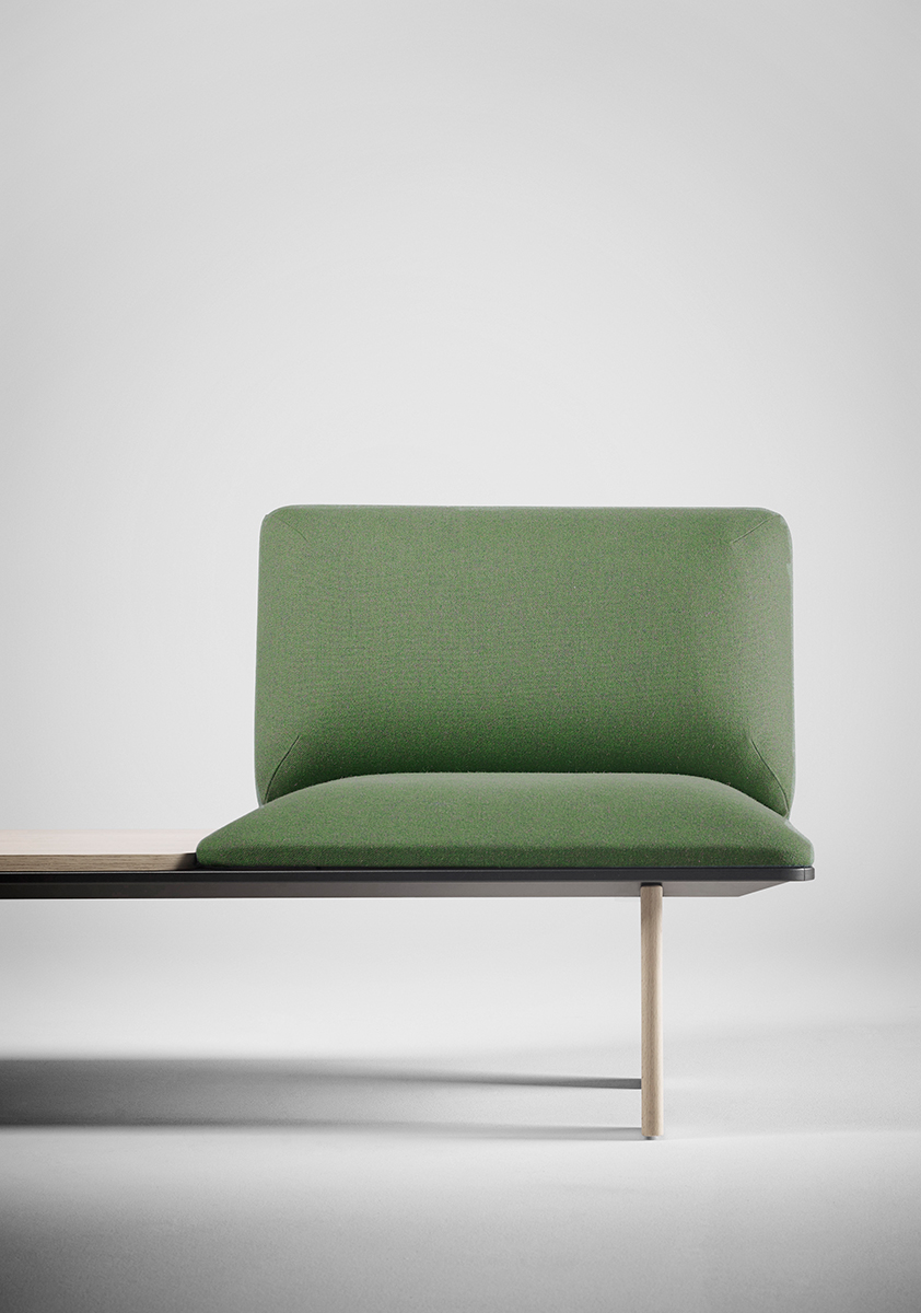 Square Bench by Mario Ruiz for Sellex