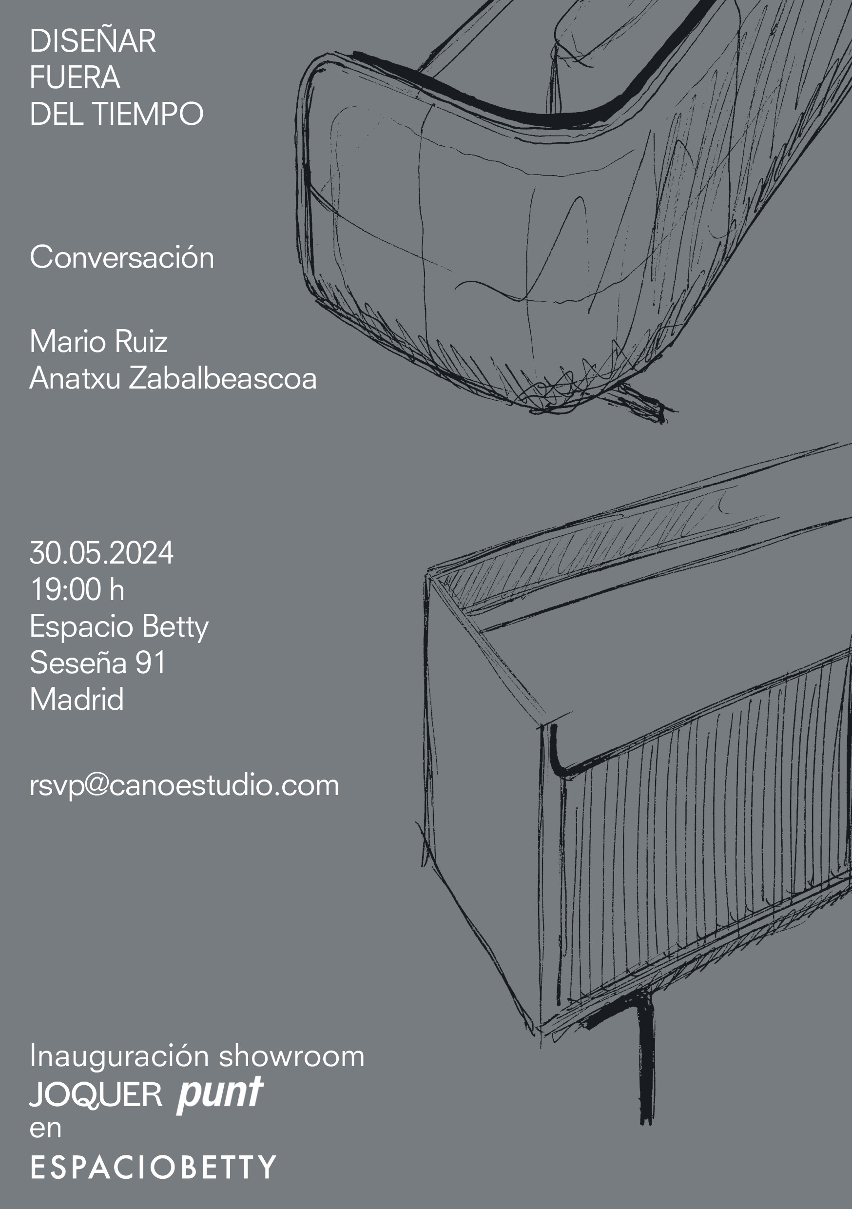 Invitación Diseñar fuera de tiempo