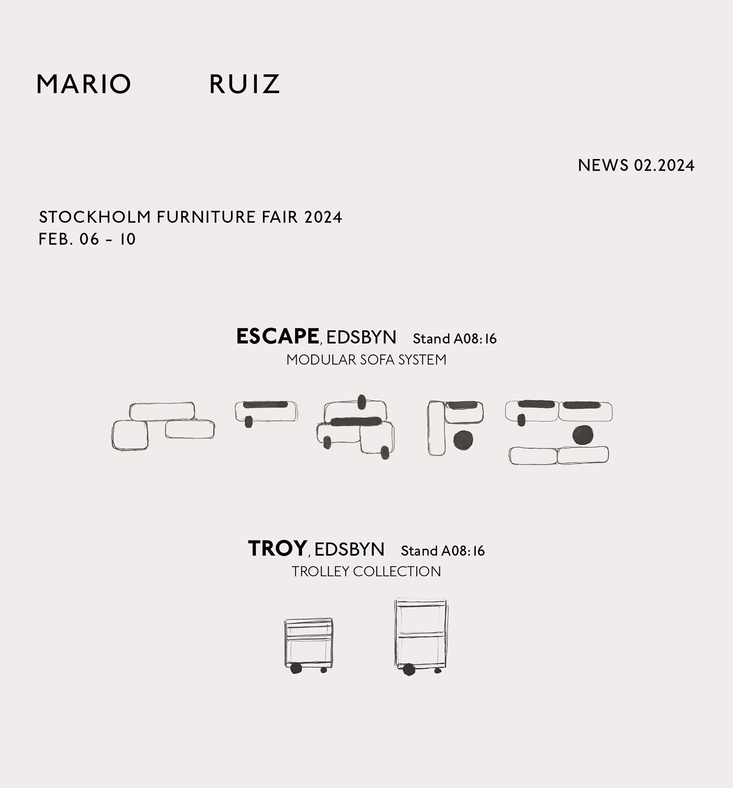 STOCKHOLM FURNITURE FAIR 2024