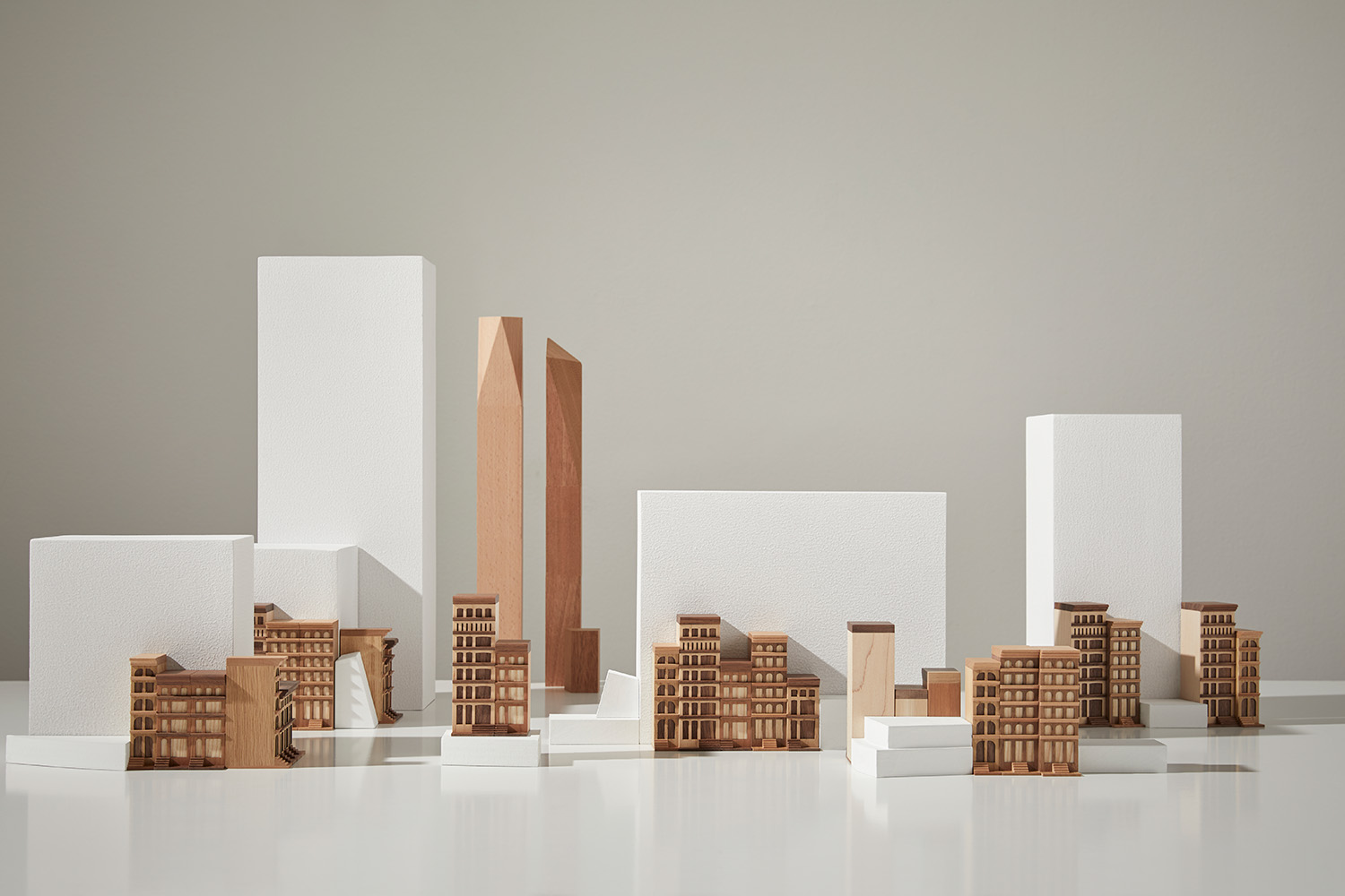 Thompson mini buildings collection designed by Mario Ruiz for MadLab