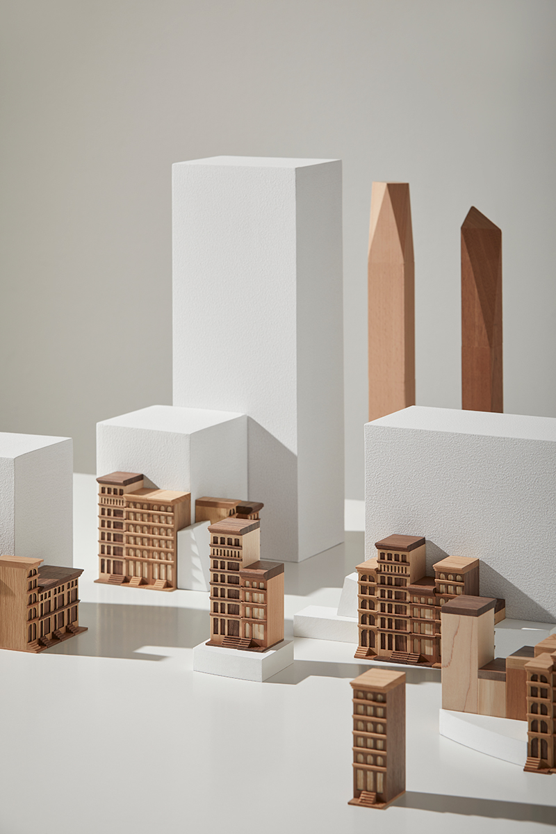 Thompson mini buildings collection designed by Mario Ruiz for MadLab