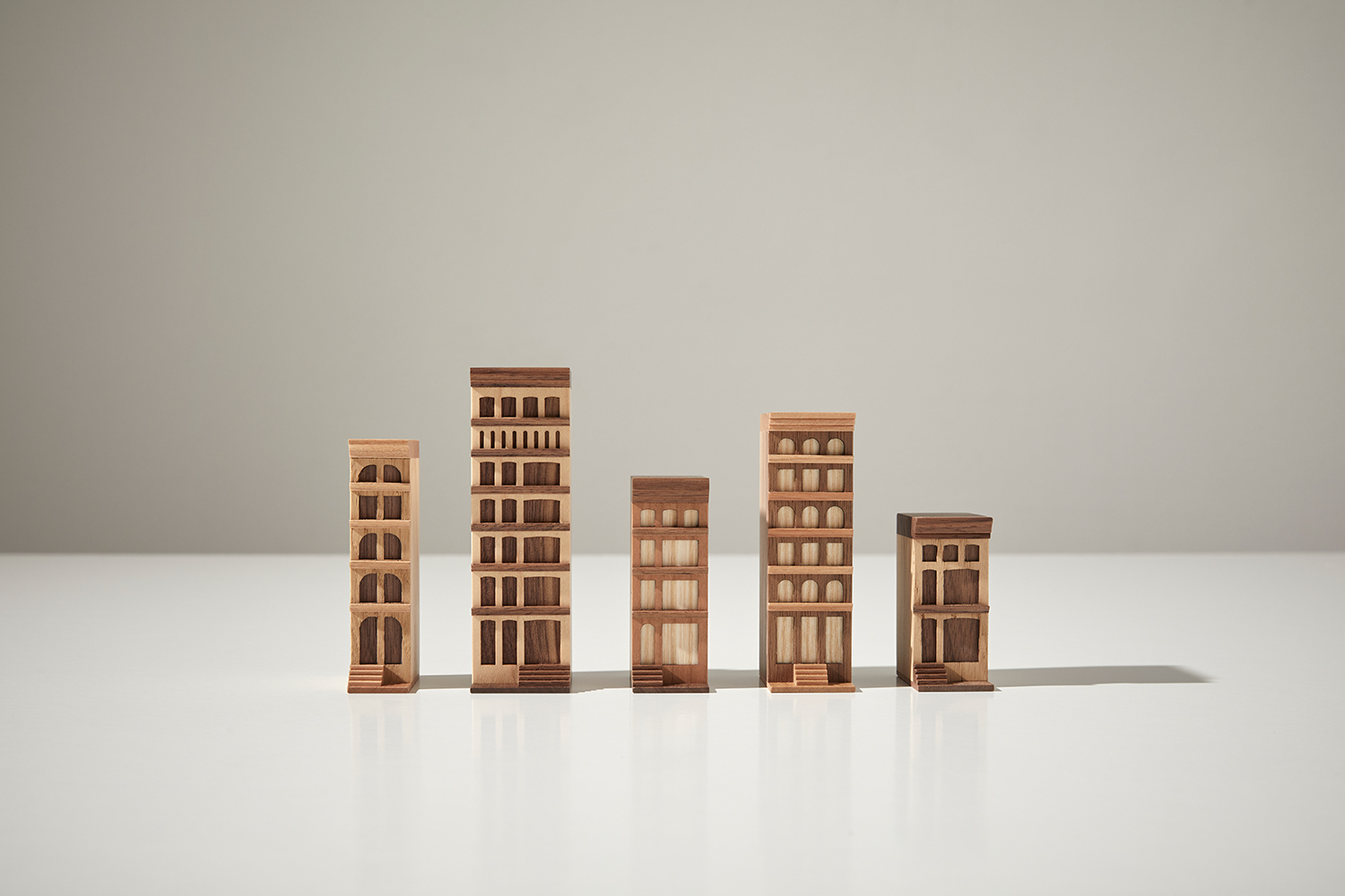 Thompson mini buildings collection designed by Mario Ruiz for MadLab
