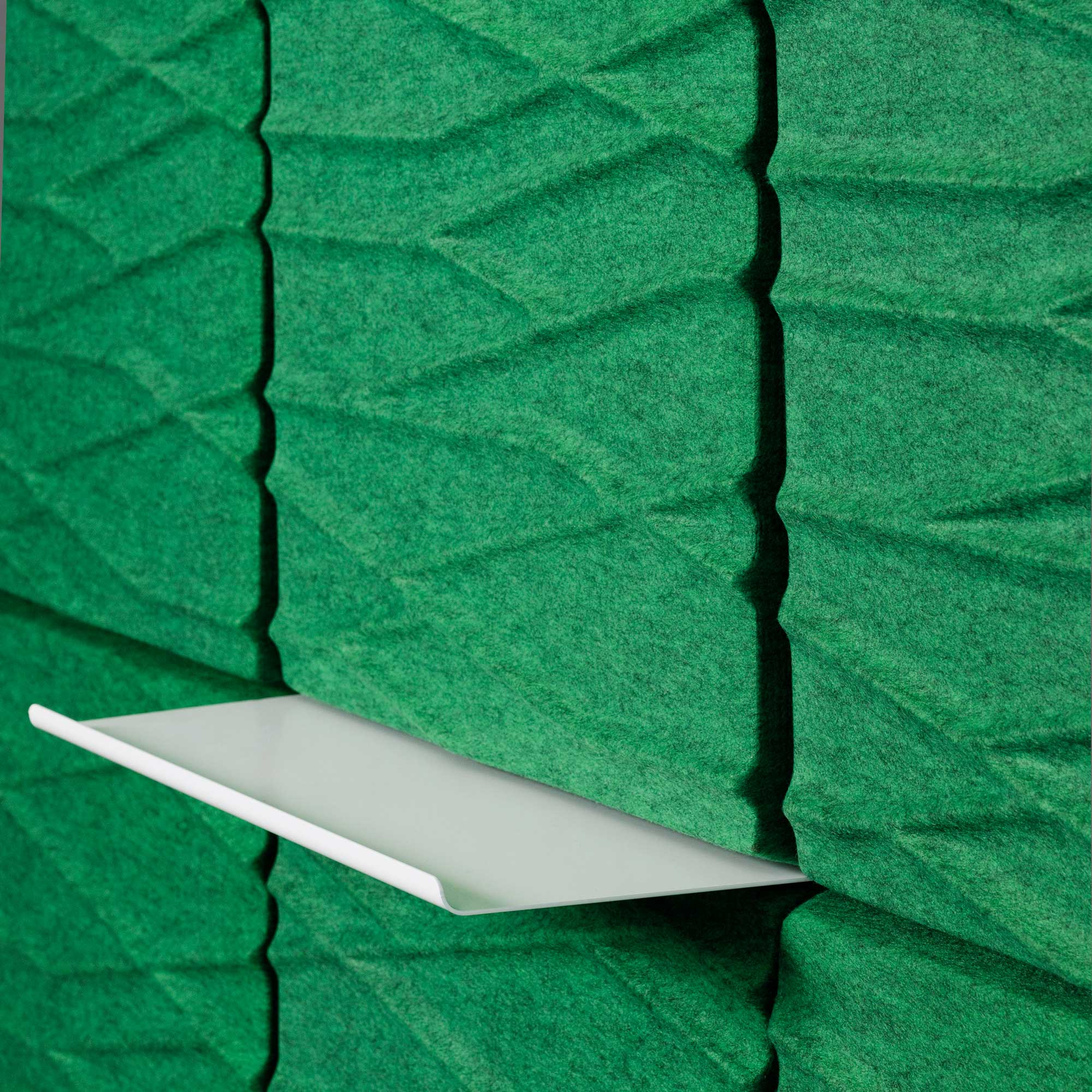 Wall mounted accessories for Botanic Acoustic panels designed by Mario Ruiz for Offecct