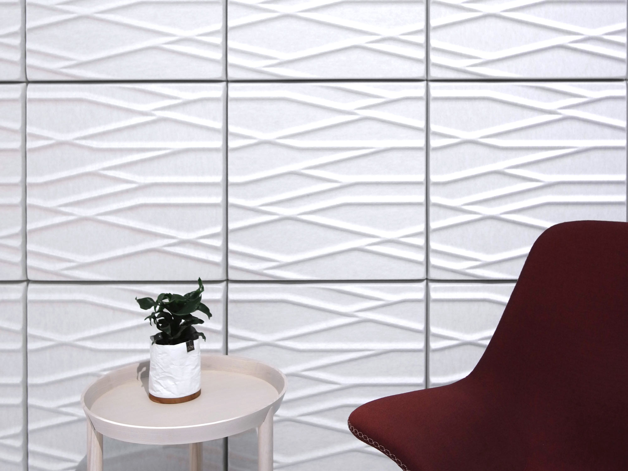 Soundwave Botanic acoustic panels designed by Mario Ruiz for Offecct