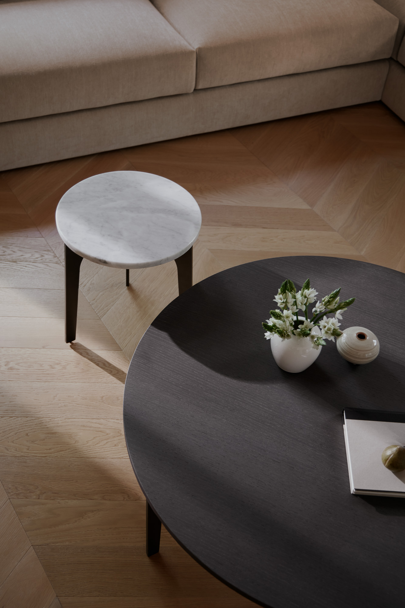 Padi coffee and side tables designed by Mario Ruiz for Joquer