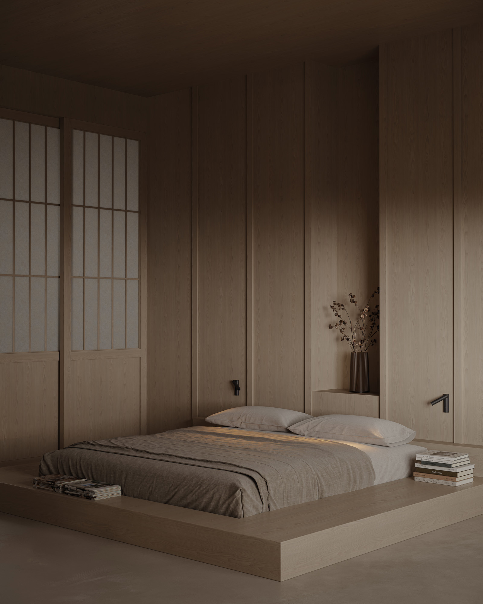 Enso bedside luminaire designed by Mario Ruiz for Arkoslight