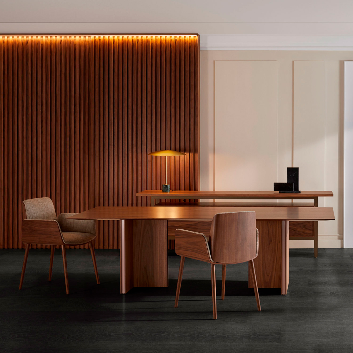 Stockholm table desk designed by Mario Ruiz for Punt