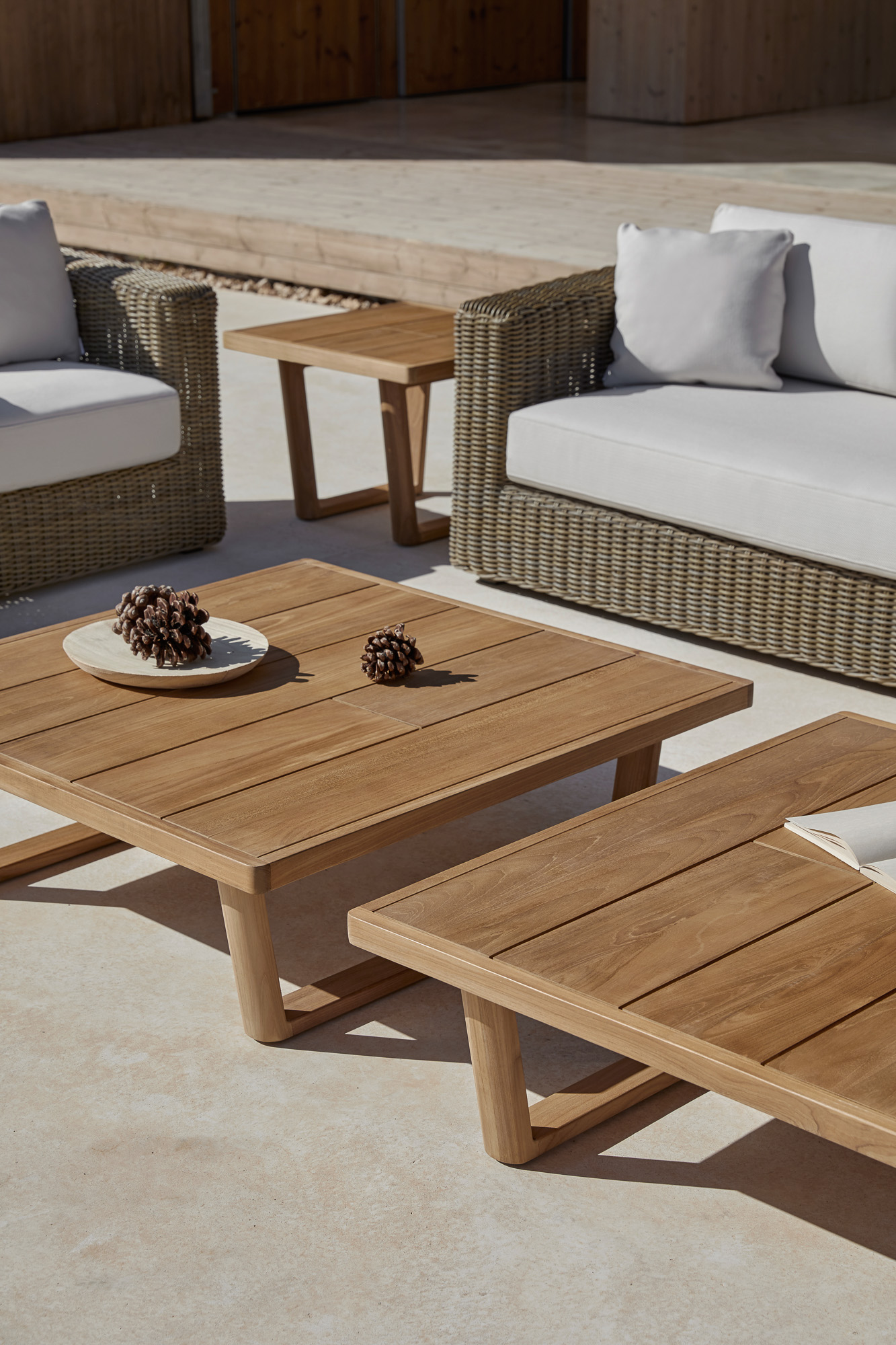 Heritage Outdoor Collection coffee and side tables Mario Ruiz for POINT