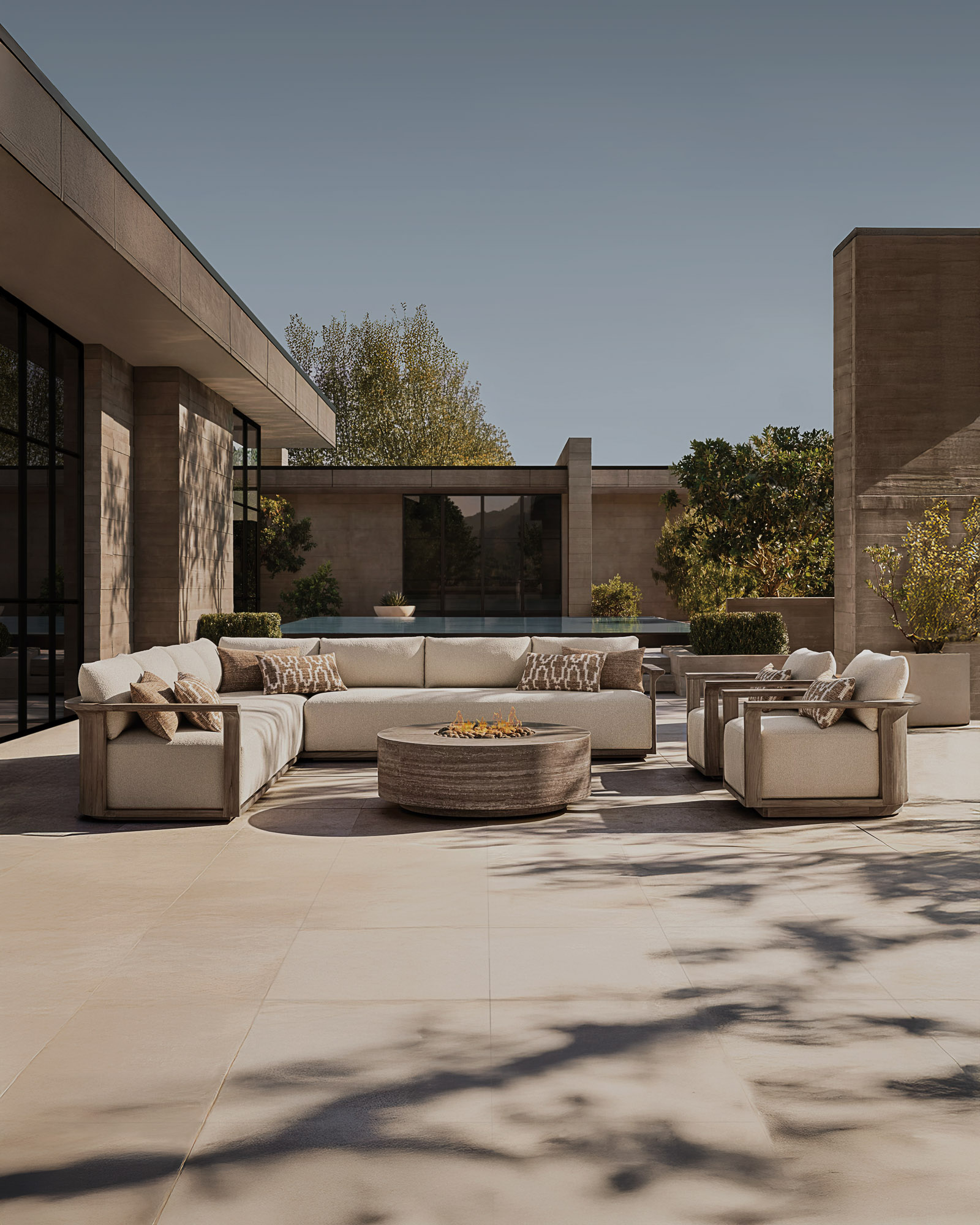 Lagos outdoor collection for RH by Mario Ruiz