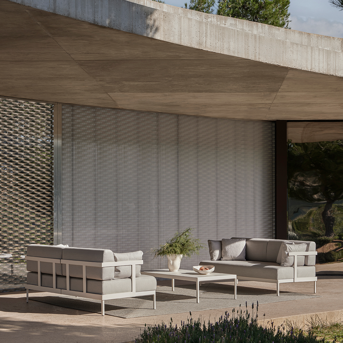 Legacy sofas and coffee table designed by Mario Ruiz for Point
