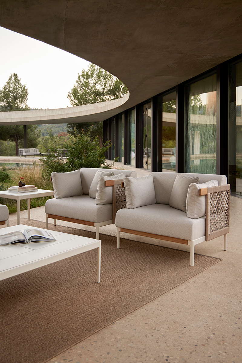 Legacy lounge chair and tables by Mario Ruiz for Point