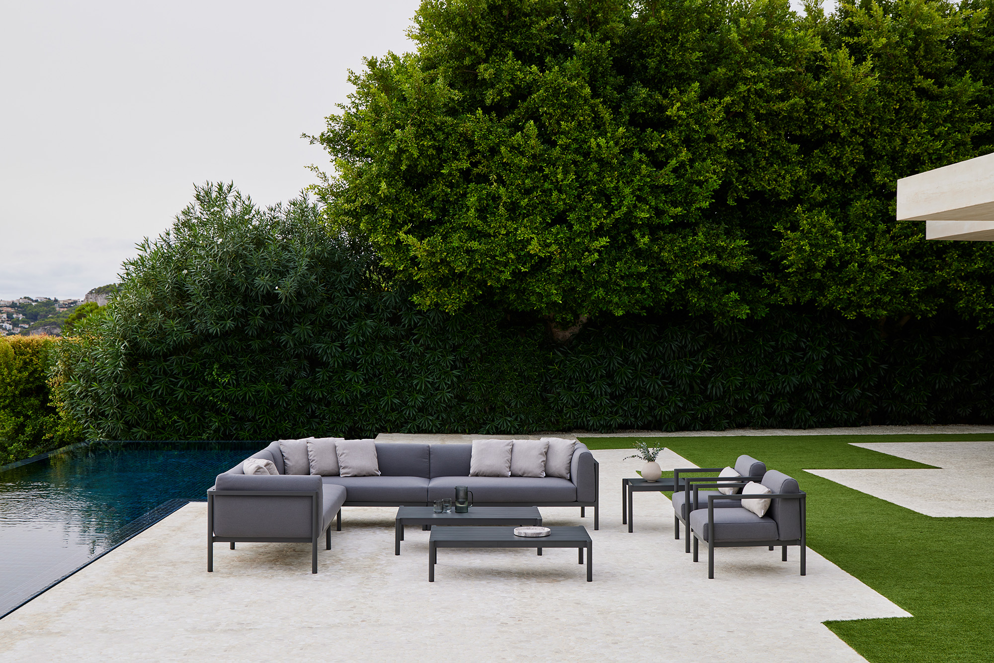 Origin Outdoor Collection seating and tables designed by Mario Ruiz for Point