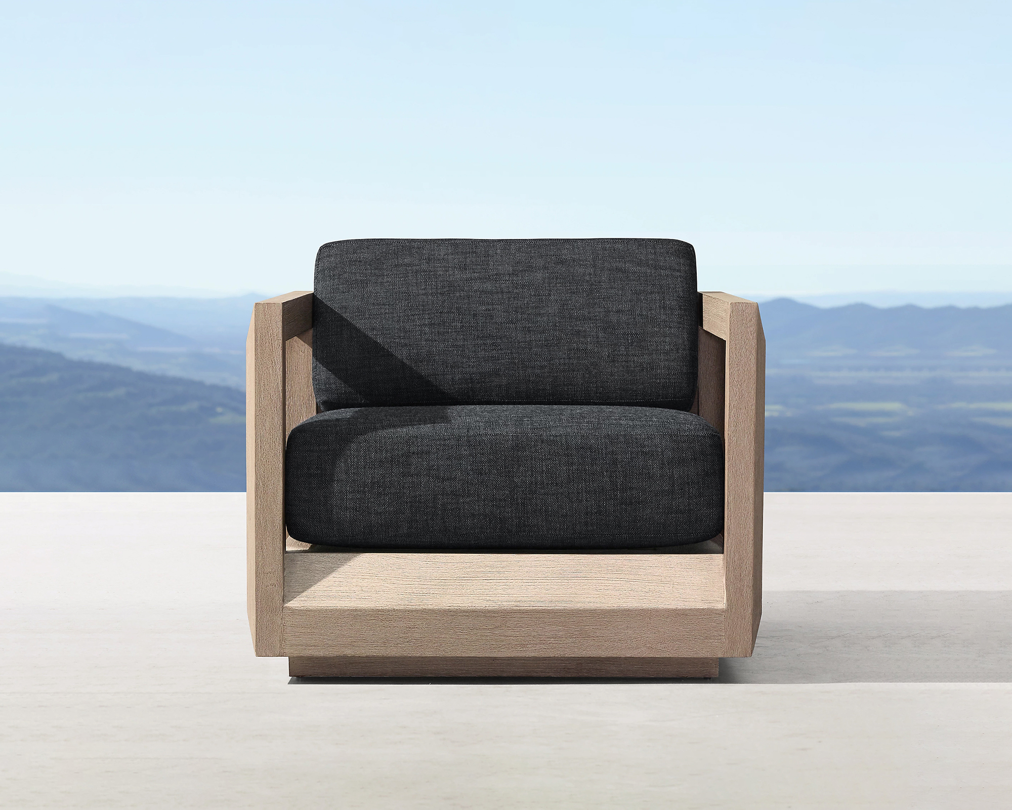 RH Paloma Outdoor lounge chair designed by Mario Ruiz